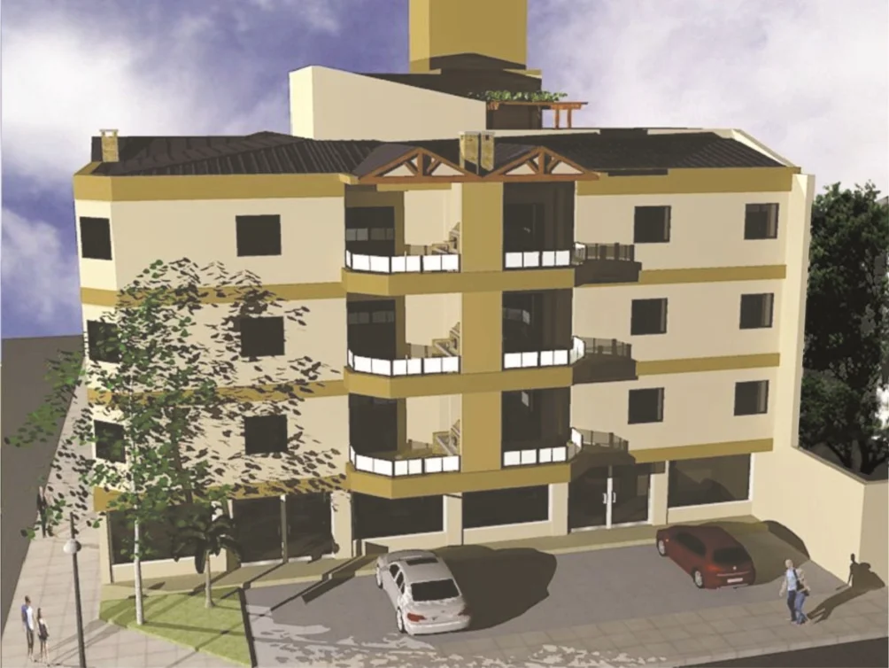 Construcción de la Estructura de Hº Aº de Edificio de 6 pisos J.A. Flores (Asunción)